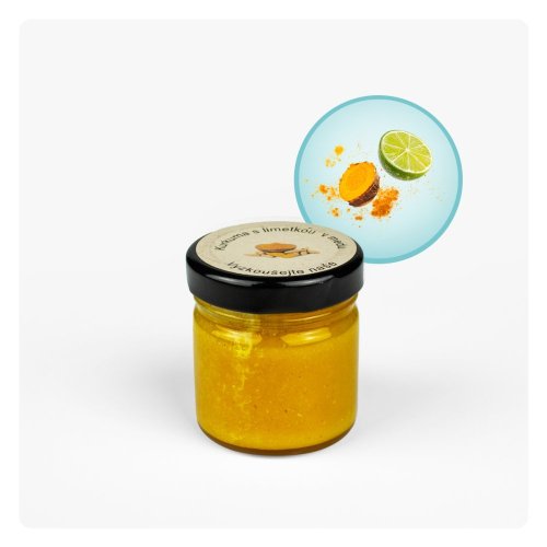 Kurkuma/limetka v medu - Velikost balení: 50 g