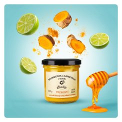 Kurkuma/limetka v medu