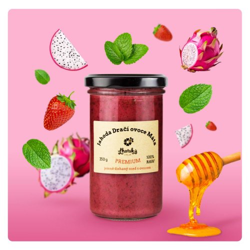 Jahoda, Máta, Dr. Ovoce v medu 350g