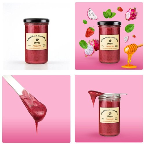 Jahoda, Máta, Dr. Ovoce v medu 350g